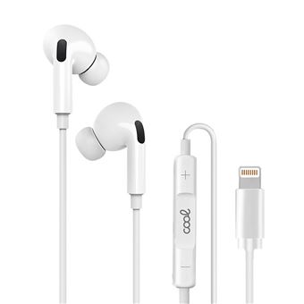 Auriculares Blancos Cool Stereo Con Micro para iPhone - Goma IN-EAR (Lightning Bluetooth) - 1