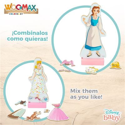 Jogo de Madeira WOOMAX magnético vestidos de Princesas Disney (3 anos - Não  Aplicável)