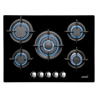 Placa Gas Natural Cata L-7005 CI Negro  Acc Butano - 1