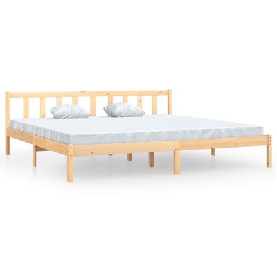 Vidaxl Estructura De Cama Madera Maciza De Pino Super King 180X200cm