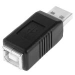 Adaptador USB 2.0 a USB (Impresora), Negro