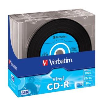Verbatim CD  R  Super  AZO Data Vinyl 10pk CD  virgen Los 