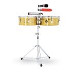 Timbales Tito Puente Solid Brass 14""/15"" - Latin Percussion
