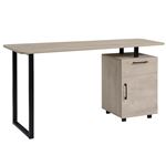 Mesa de escritorio Homcom madera natural 150x60x76 cm