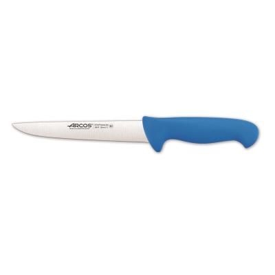 Cuchillo De Carnicero Arcos Colour - Prof 294723 De Acero Inoxidable Y Mango Ergonómico - Azul