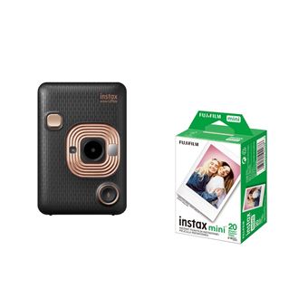 Fujifilm Instax MINI Liplay (Negro) + 20 películas - 1