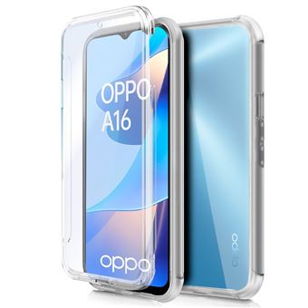 Funda Cool Silicona 3D para Oppo A16 / A16s / A54s (Transparente Frontal + Trasera) - 1