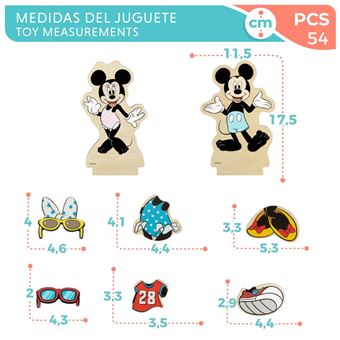 Juego magnético vestidos Minnie y Mickey Disney WOOMAX, Juegos estimulantes  para niños, Los mejores precios | Fnac