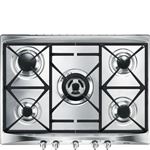 Placa de gas Smeg SR275XGH2 5 Fuegos 75cm Inox