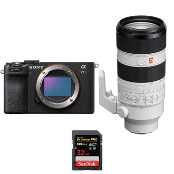 Cámara EVIL Sony A7CR Negro + FE 70-200mm f/2.8 GM OSS II + 1 SanDisk 32GB Extreme PRO UHS-II SDXC 300 MB/s + PDF 20 TÉCNICAS PARA MEJORAR SUS FOTOS - 1