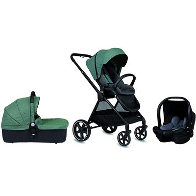 Cochecito Casualplay Optim con grupo 0+ i-size y capazo, color green