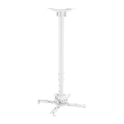 Soporte De Techo Para Proyectores, Altura 75-115cm, Blanco