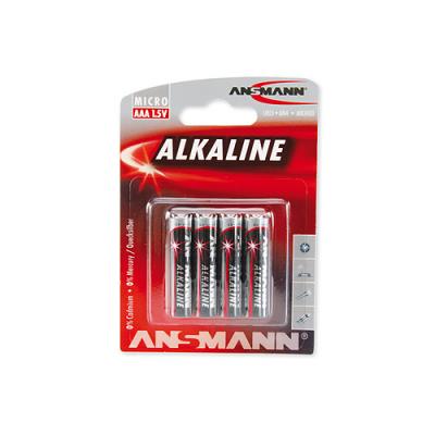 1x4 Ansmann Pilas alcalinas AAA red-line