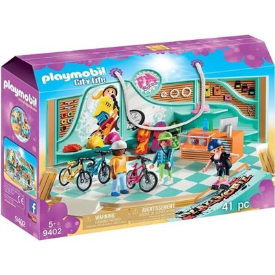 Playmobil 9402 Tienda de Bike & Skate