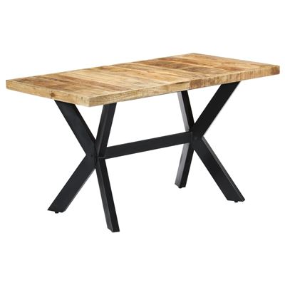 Vidaxl Mesa De Comedor Madera Maciza De Mango En 140X70x75 Cm