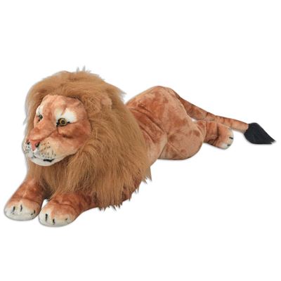 León De Peluche Grande Marrón Xxl