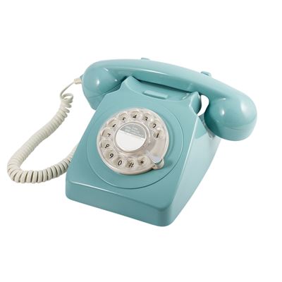 Teléfono azul francés 746