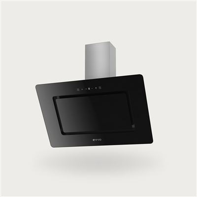 Campana Decorativa De Pared Evvo Ce43 60 Cm Negro A++