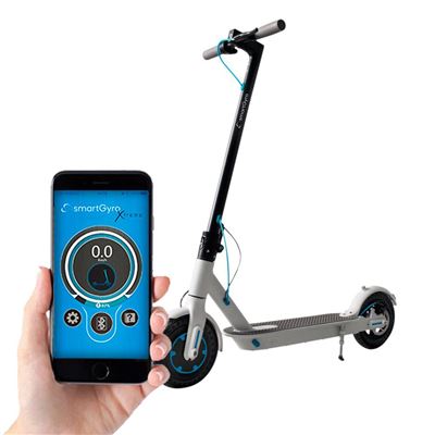 Patinete Eléctrico SmartGyro Xtreme City White, compatible APP, 8,5"" macizas (No-Shock)