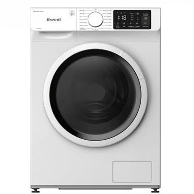 Lavadora De Carga Frontal Brandt Wfb198qwp 9kg/1400rpm Blanco A