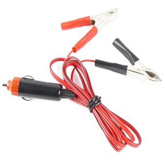 Adaptador de mechero de coche a pinzas de cocodrilo 12VDC BeMatik