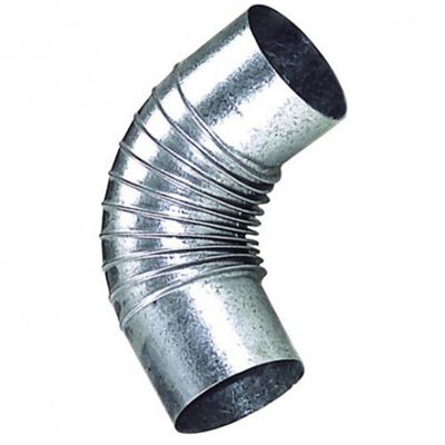 Codo Estufa Galvanizado De 110 Mm. 90°.