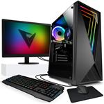 PC Gaming Vibox II-10 Pack Monitor - 6-Core Intel i5 Procesador - GTX 1050 Ti 4Gb Tarjeta Grafica - 16Gb RAM - 240GB SSD - 1Tb Disco duro - Windows 10 - WiFi