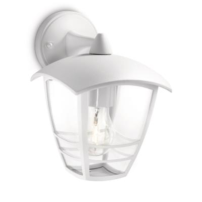 Philips Garden Creek lámpara de 1 x 60 w 220 v color blanco aplique exterior con brazo mygarden 153813116