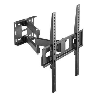 Metronic 474411 KAORKA Soporte de TV basculante para montaje en pared - Desplegable y giratorio - Negro