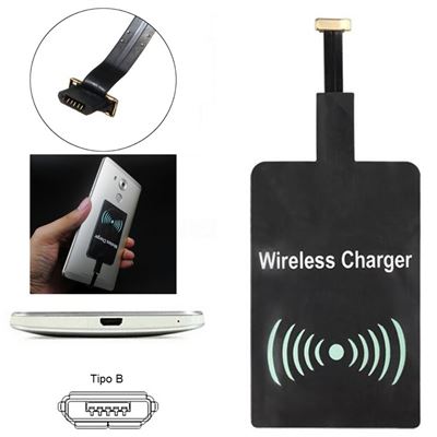 Receptor Wireless Charging Receiver Qi para Cargador Sin Hilos