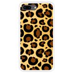 Funda Transparente para iPhone 7 Plus - 8 Plus, Diseño Textura de piel de jaguar, TPU