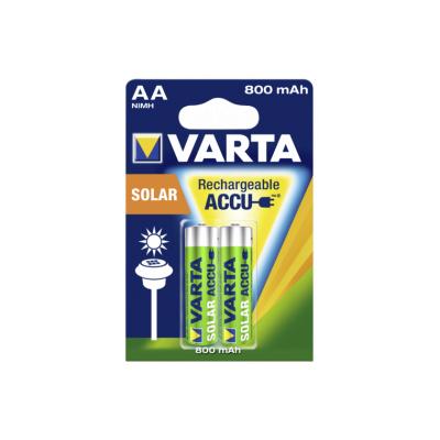 1x2 Varta Solar Accu Aa Nimh 800 Mah Mignon