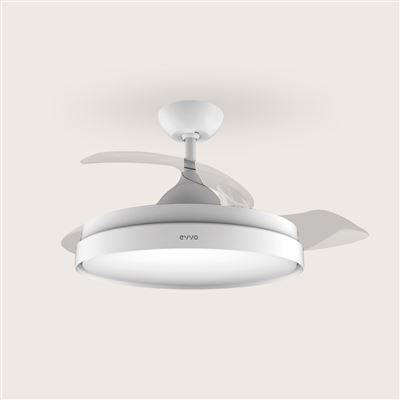 Ventilador De Techo Evvo V450 Invisible White