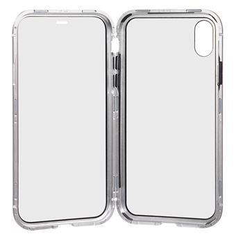 Funda Mágnetica Plata para iPhone X - 1