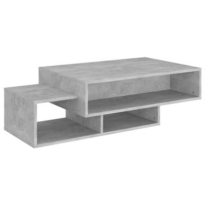 Vidaxl Gris Mesa De Centro Aglomerado 105X55x32cm