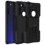 Carcasa Motorola Moto G Pro protectora reforzada + F. Soporte - Negra