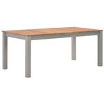 Mesa de comedor vidaXL 180x90x74 cm madera maciza de roble