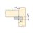 Emuca Portaestantes tubular, para madera, D. 5 mm, Acero, Niquelado, 50 ud._2
