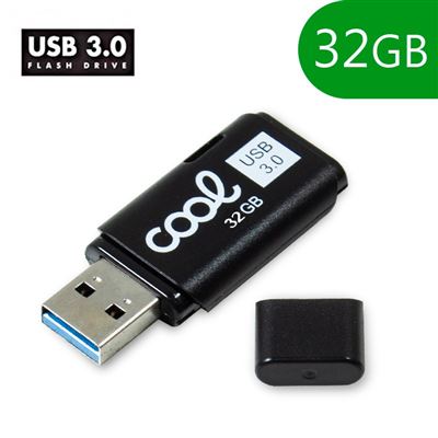 Pen Drive USB x32 GB 3.0 COOL Cover Negro