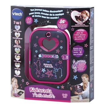 VTech - Kidisecrets Selfie music 2.0, diario electrónico para