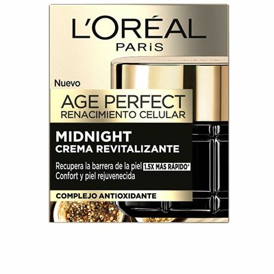 Crema Facial Revitalizante Antiedad De Noche L'oreal Make Up Age Perfect Midnight 50ml