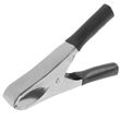 Pinza BeMatik de cocodrilo de color negro con manguitos aislados para conexiones eléctricas 70mm