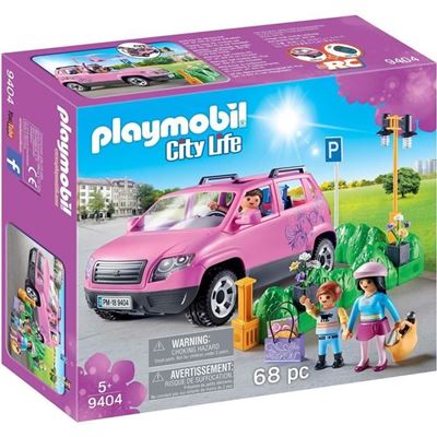 Playmobil 9404 Coche familiar con aparcamiento