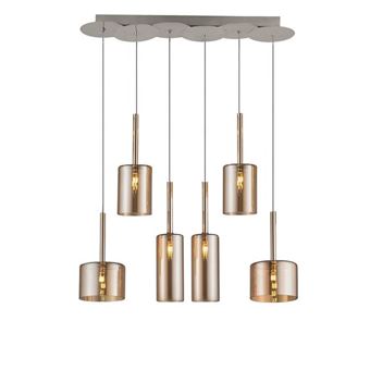 Lámpara de Suspensión Homemania Bibu Miel, 65x14x120 cm