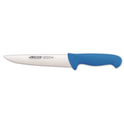 Cuchillo De Carnicero Arcos Colour - Prof 294823 De Acero Inoxidable Y Mango Ergonómico - Azul