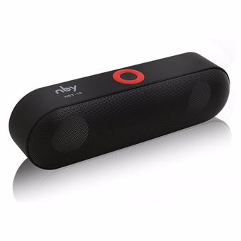 Altavoz portátil NBY-18 inalámbrico negro