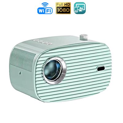 Proyector Dam Lcd K3 Hd720p, Duplicación Pantalla Ios Android 30-150"".contraste 1000:1 Enfoque Remoto Verde