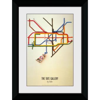 Fotografia enmarcada Transport For London Tate 60x80cm