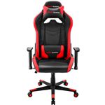 Silla gaming Mars Gaming MC3 roja, almohada y cojín lumbar, inclinación 180º, reposabrazos 2D