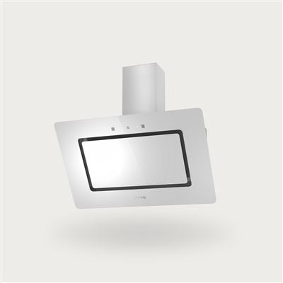 EVVO Campana Extractora 90 cm Ancho Decorativa CE48, Potencia 800 m³/h, Filtro Aluminio y Carbón, Control Táctil y Gestual,